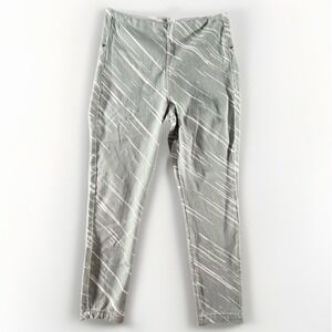 LYSSÉ New York Pull-On Leggings M High Rise‎ Ankle Sage White Streak Print
